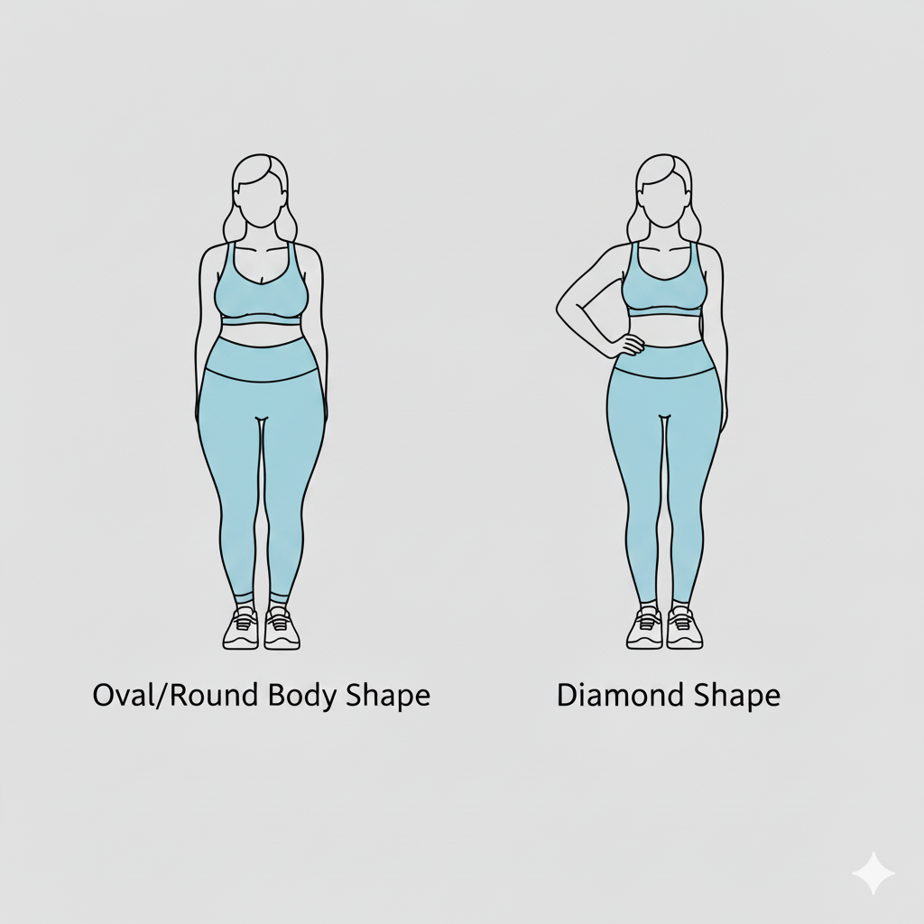 Oval or Diamond Body Shape? How to Tell and How to Style Each