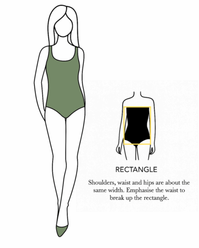 Rectangle Body Shape: Styling by Height + Weight
